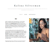Tablet Screenshot of kalinasilverman.com